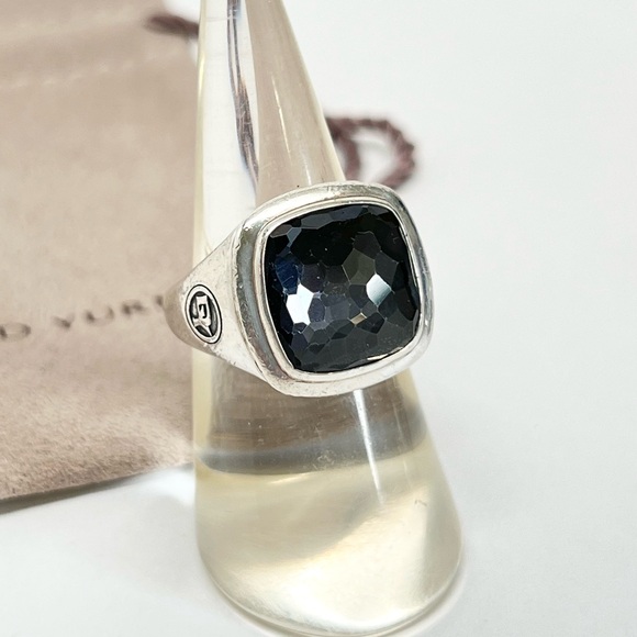 David Yurman 14mm Black Orchid Albion Ring - Picture 2 of 8